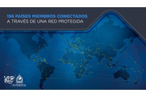 196 paises miembros conectados a través de una red protegida